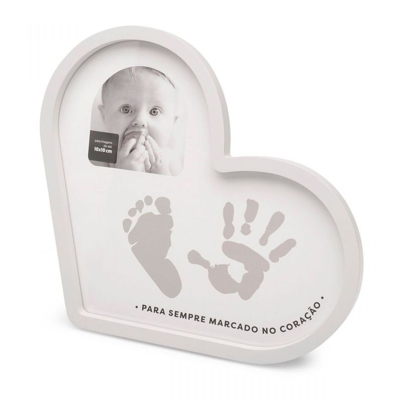 Porta-Retrato Bebê Carimbo No Coração