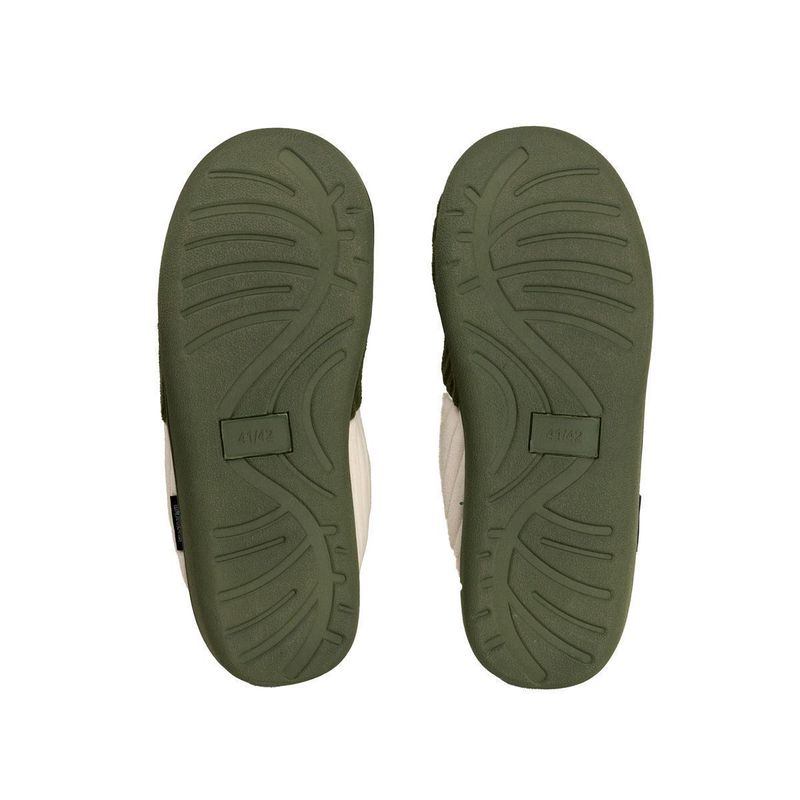 Pantufa Masculina Com Bag Verde Militar
