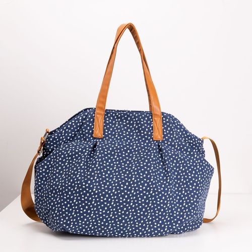 Bolsa Canvas Poá Marinho