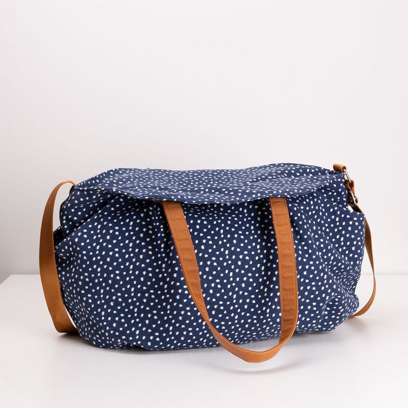 Bolsa Canvas Poá Marinho