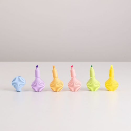 Canetas Marca Texto Empilháveis Concha