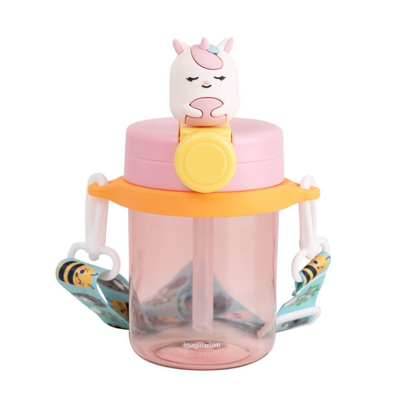 Garrafa Plástica com Alça Unicórnio