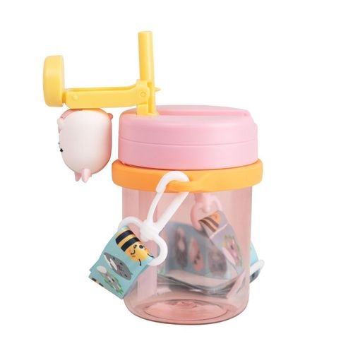 Garrafa Plástica com Alça Unicórnio