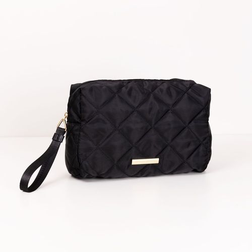 Nécessaire Média Matelassê Preta