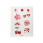 Garrafa Térmica Com Adesivos Bom Demais