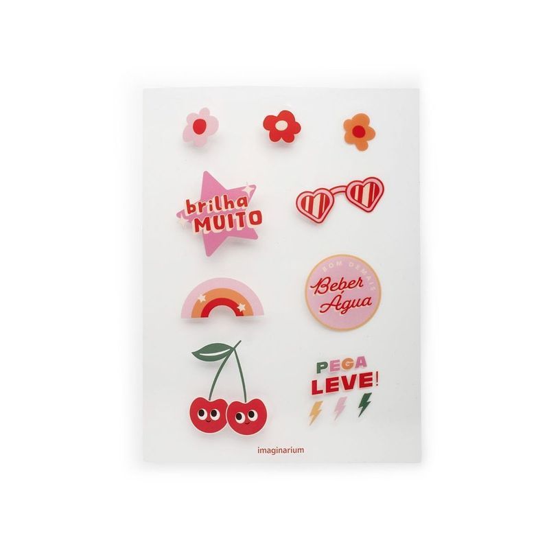 Garrafa Térmica Com Adesivos Bom Demais