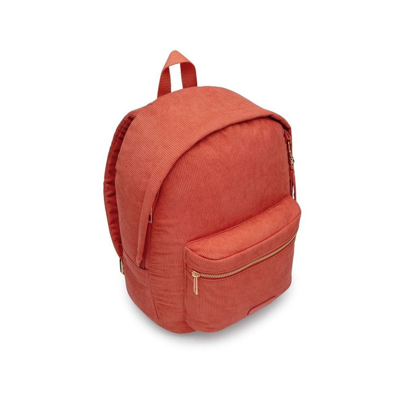 Mochila Laptop Cotelê Coral