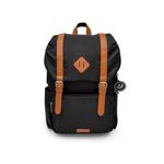 Mochila Laptop Todo Dia Preto e Caramelo