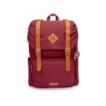 Mochila Laptop Todo Dia Bordô e Caramelo