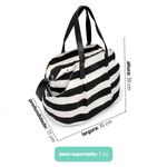 Bolsa Canvas Listrada