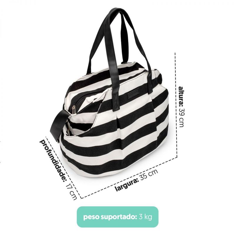 Bolsa Canvas Listrada