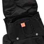 Mochila Laptop Canvas Cargo Preta