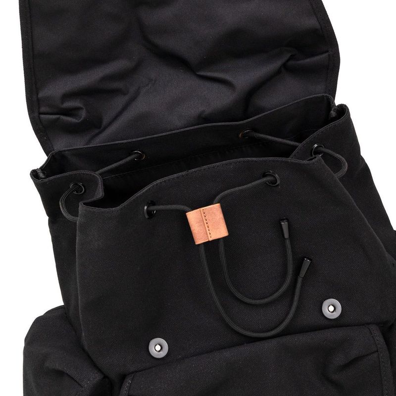 Mochila Laptop Canvas Cargo Preta