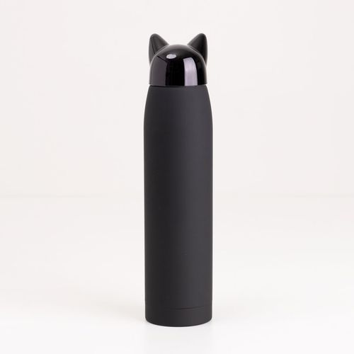 Garrafa Térmica Com Alça Gato Preto