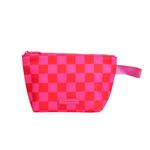 Necessaire Termica Xadrez Pink Vermelho