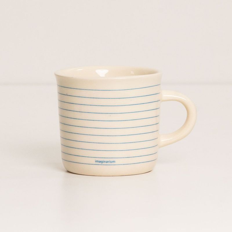 Caneca Com Caneta Folha Pautada