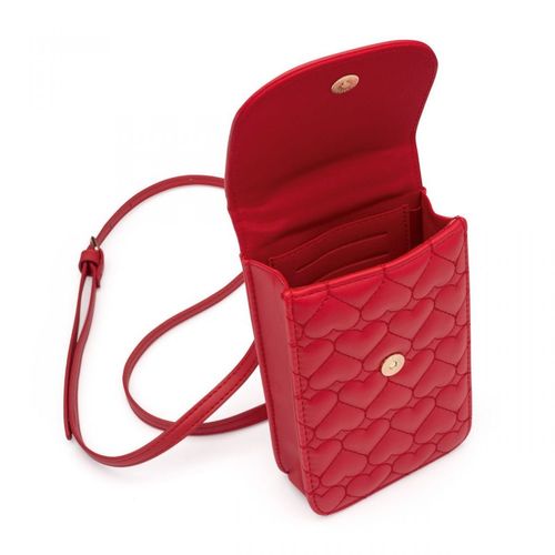 Bolsa Porta Celular Matelassê Corações