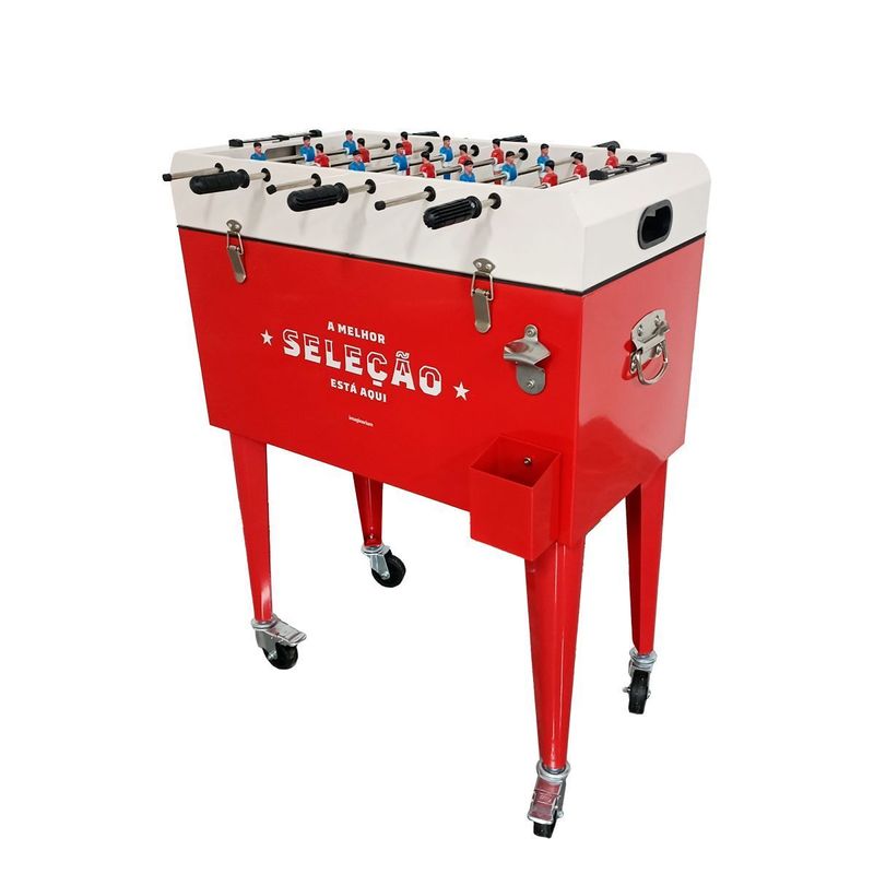Carrinho Cooler Com Pebolim Seleção
