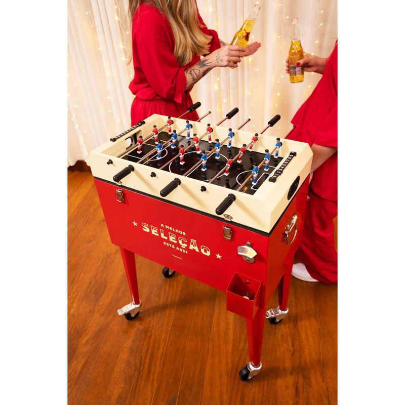 Carrinho Cooler Com Pebolim Seleção