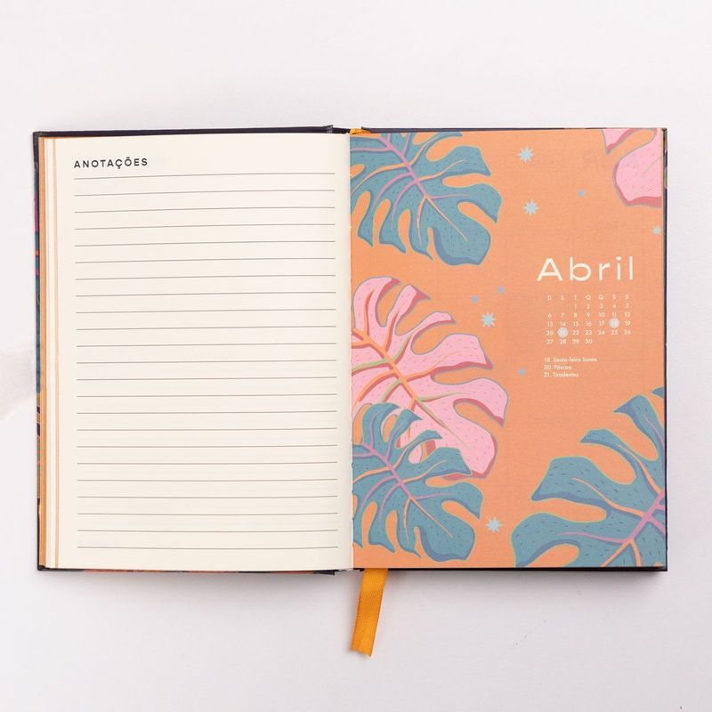 Agenda 2025 Estampa Beija-Flor