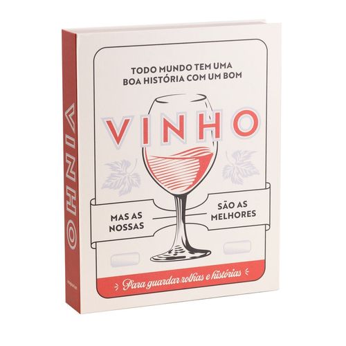 Kit Vinho Livro Uma Boa História