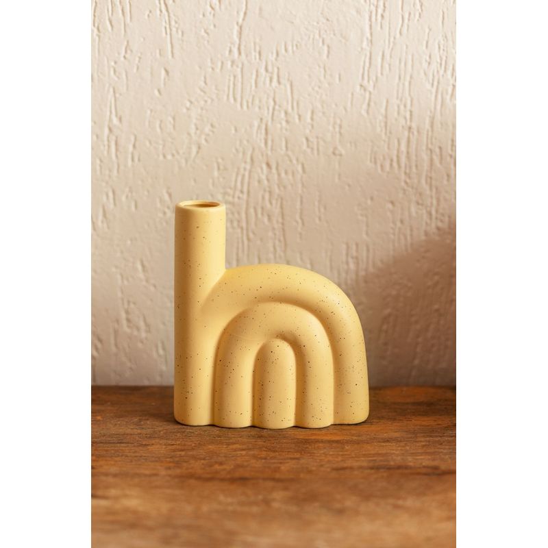 Vaso arcos amarelo