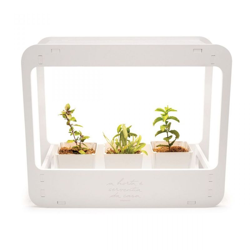 Plantario Indoor com Led Horta da Casa