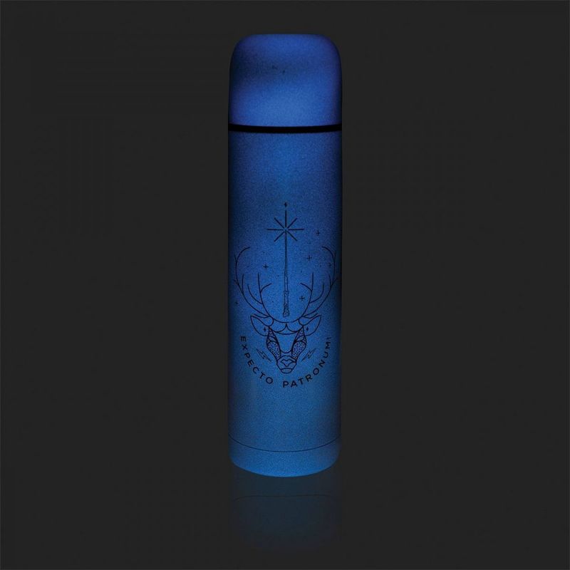 Garrafa Térmica Brilha Escuro Harry Potter Patrono