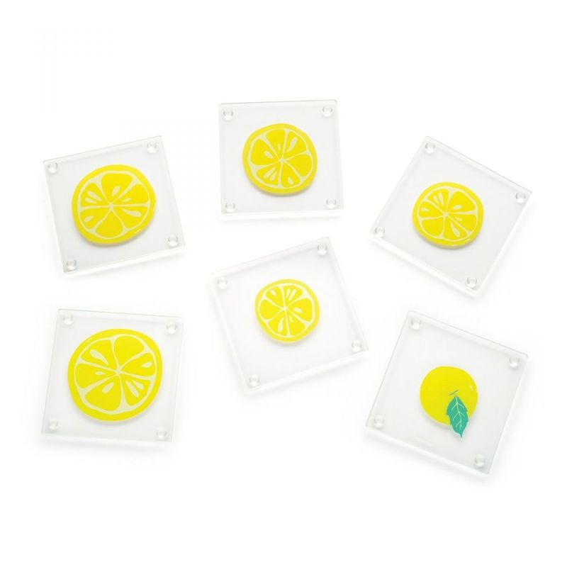 Conjunto Porta Copos Limão