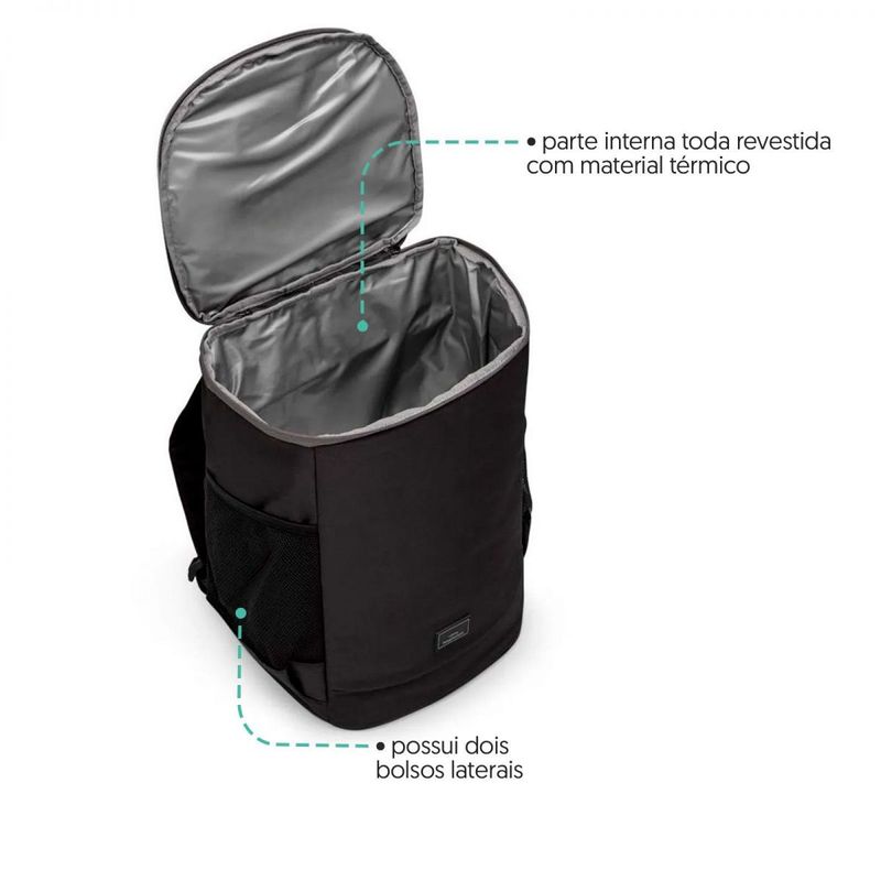 Mochila Térmica Preta