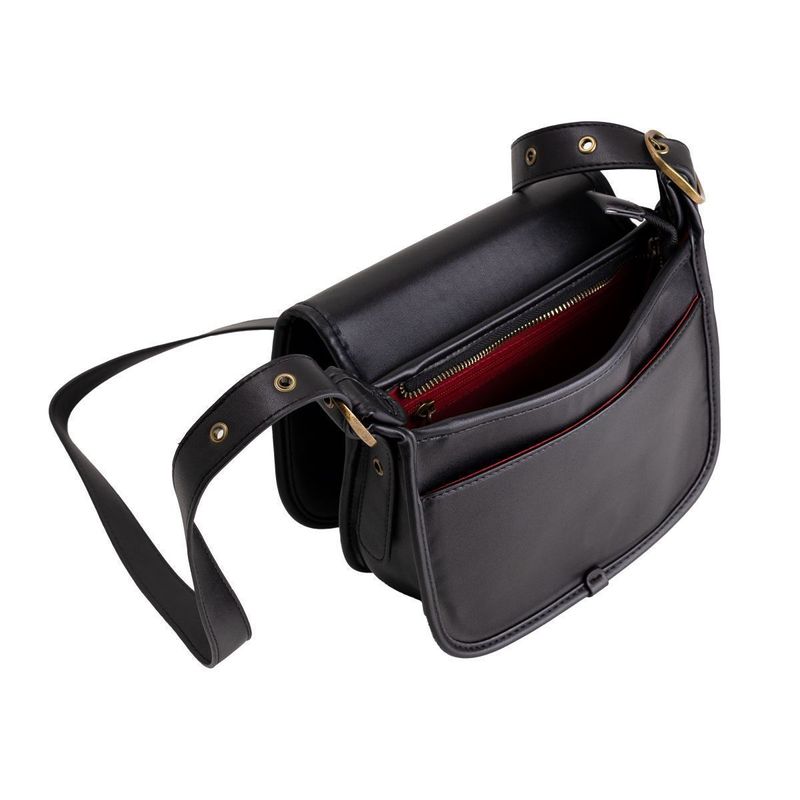 Bolsa Crossbody HP Hogwarts Preta