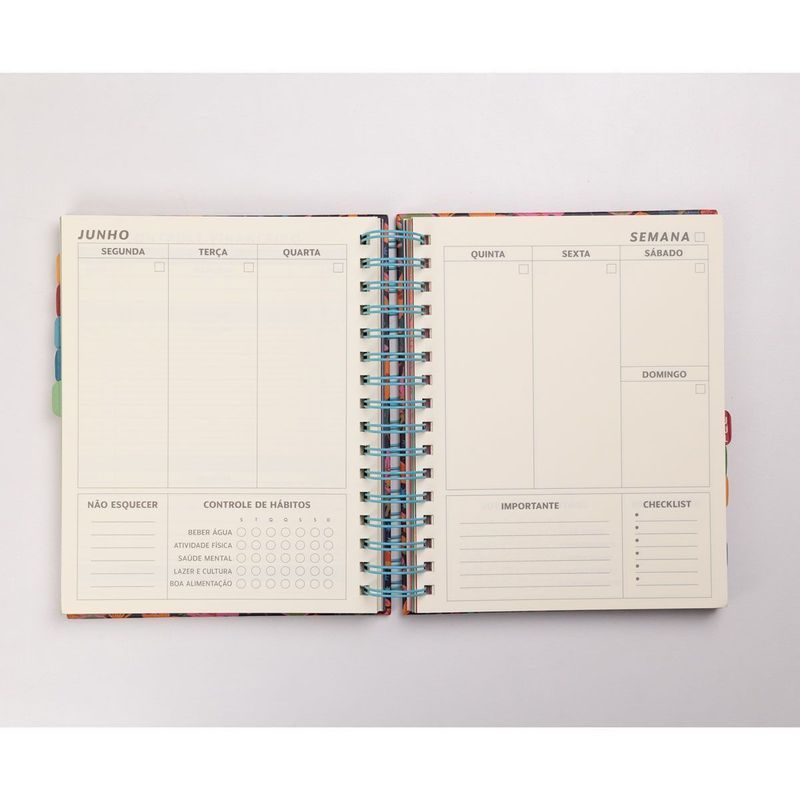 Planner Estampa Beija Flor