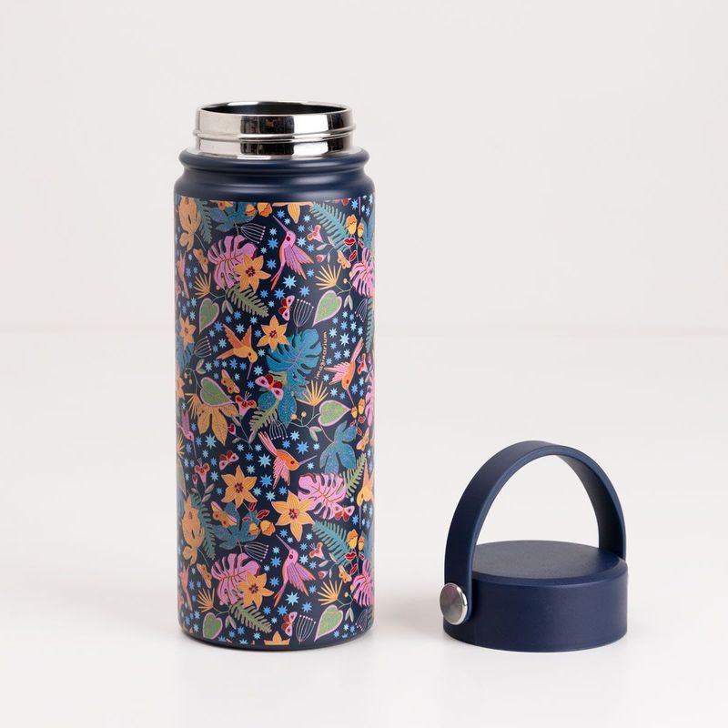 Garrafa Térmica Estampa Beija Flor