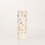 Copo Térmico Com Canudo Botânica