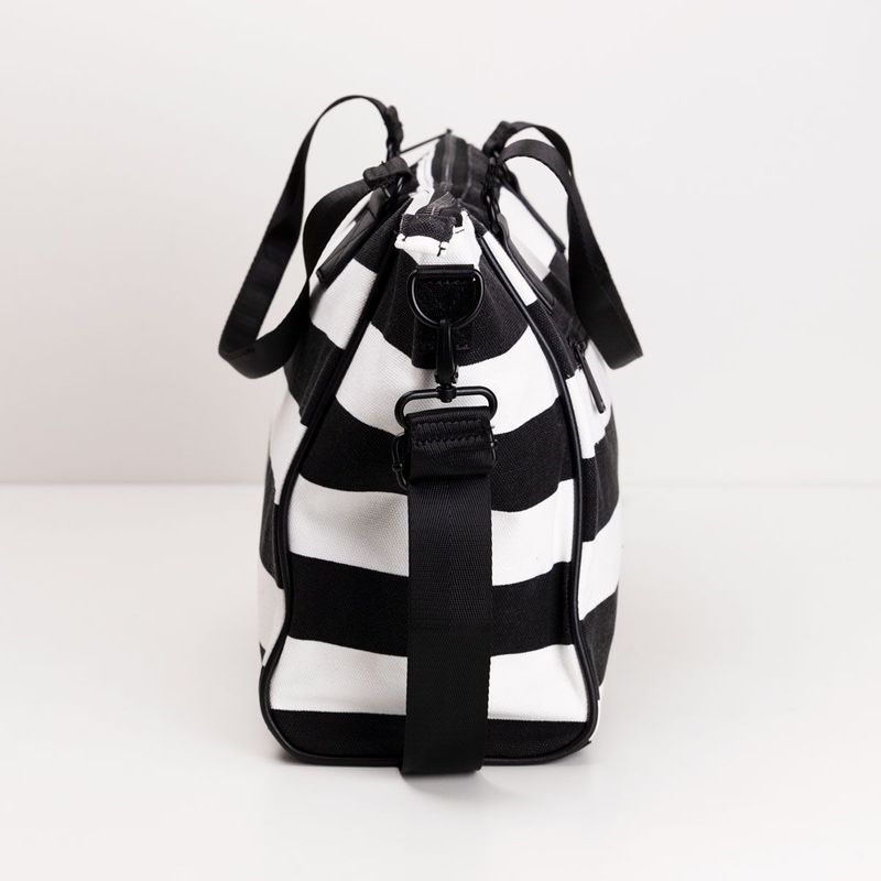 Bolsa Shopping Canvas Listrada Com Pu