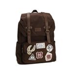 Mochila Hp Velcro Patches Marrom