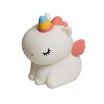 Luminária de Silicone Unicórnio Com Asas