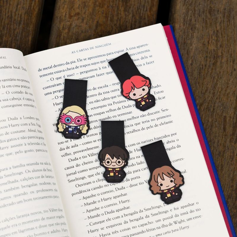 Kit Marcadores de Livro Harry Potter Personagens