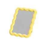 Espelho de Mesa Ondas Amarelo