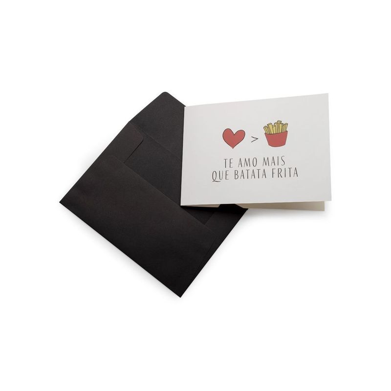 Cartao Namorados Mais Que Batata Frita