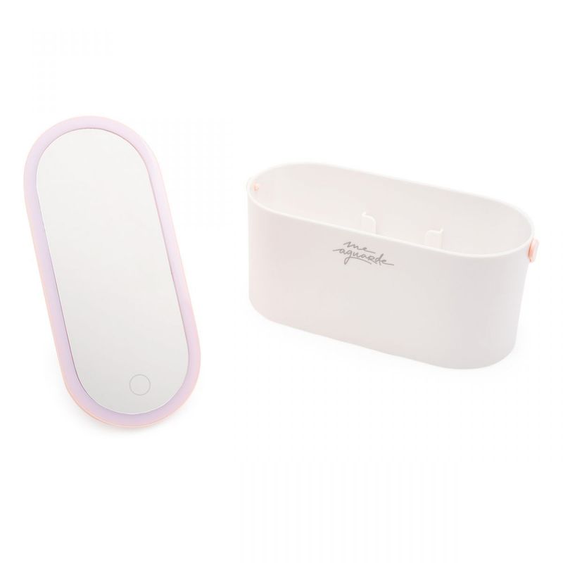 Porta Bijoux com Espelho Led Me Aguarde