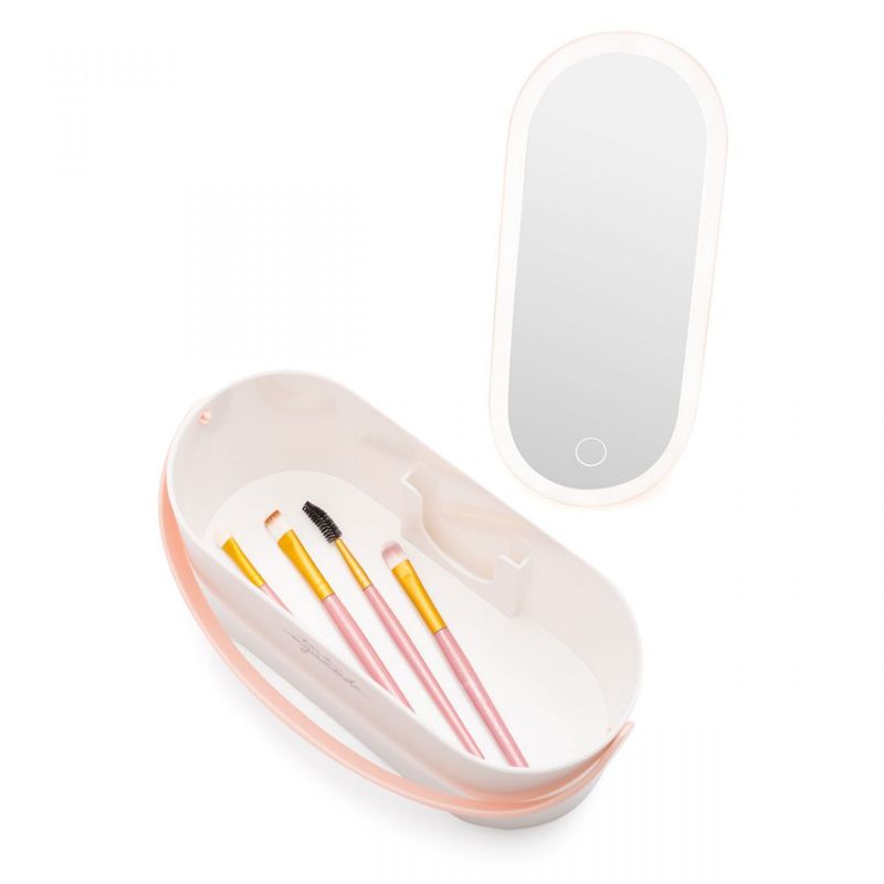 Porta Bijoux com Espelho Led Me Aguarde