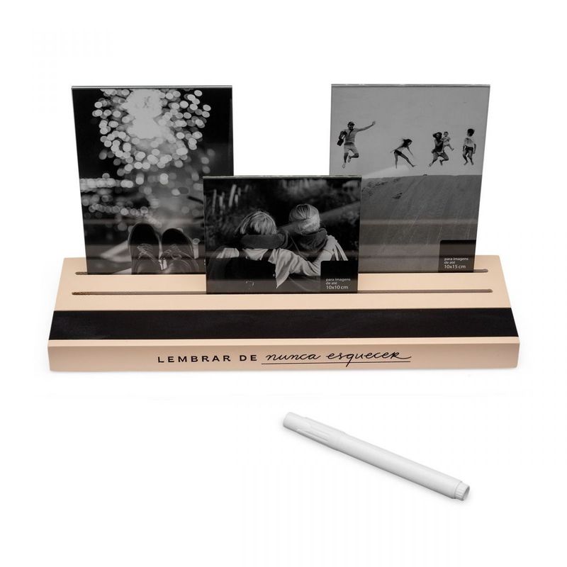 Porta-Retrato 10x15 com Lousa Nunca Esquecer