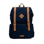 Mochila Laptop Todo Dia Marinho e Marrom