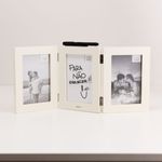 Porta-Retrato Dobrável Caneta e Lousa