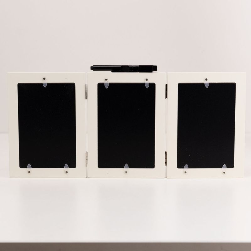 Porta-Retrato Dobrável Caneta e Lousa