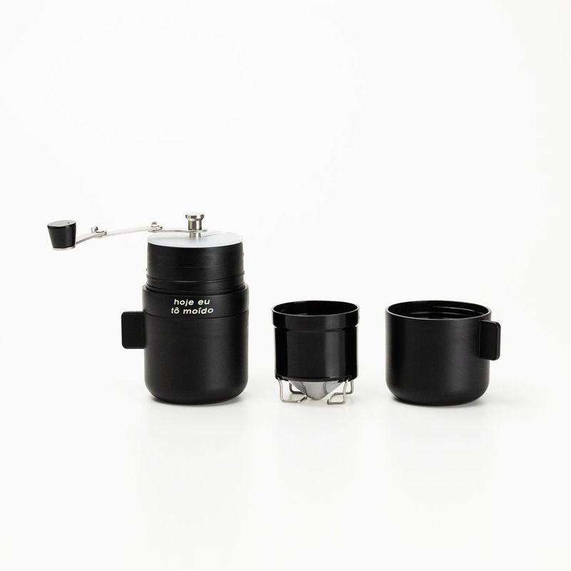 Copo Moedor De Café Preto Hoje Tô Moído