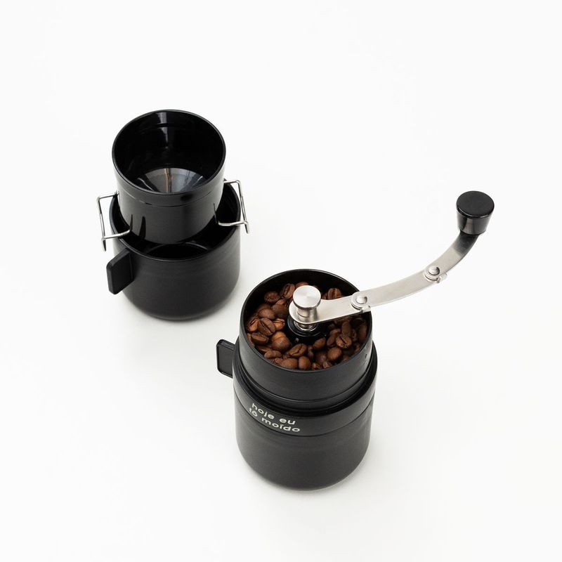 Copo Moedor De Café Preto Hoje Tô Moído