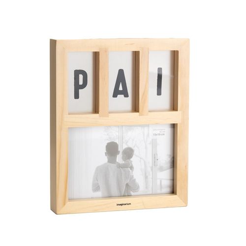 Porta-Retrato Madeira Letreiro