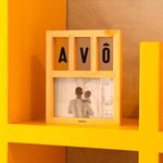 Porta-Retrato Madeira Letreiro